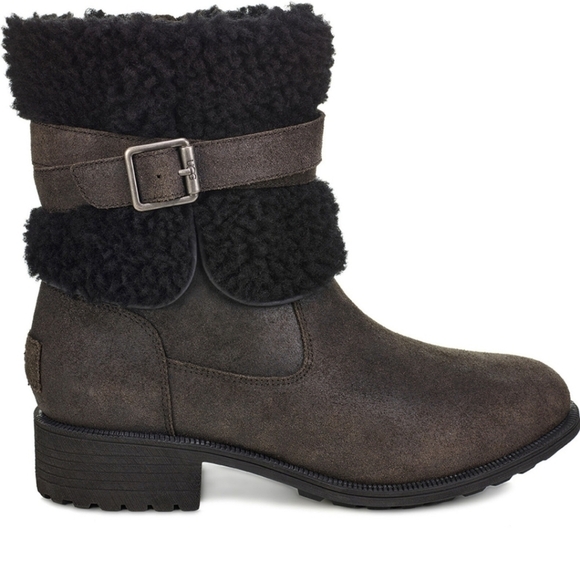 Ugg Australia Women Blayre III Ankle Leather Boots shoes sz 8 - Picture 1 of 12